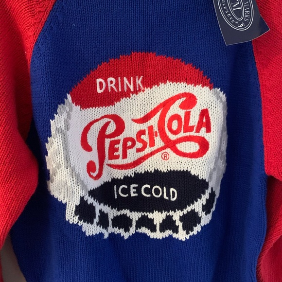 Vintage Trademarks by Eagle Eye Pepsi Cola Sweater - Picture 2 of 5